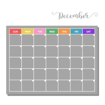 Basic vector calendar icon Stock Illustration