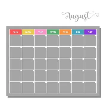 Basic vector calendar icon Stock Illustration