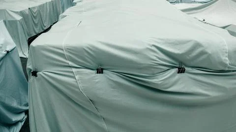 Basic way to close shop display or shelf in shopping mall or market Stock Photos