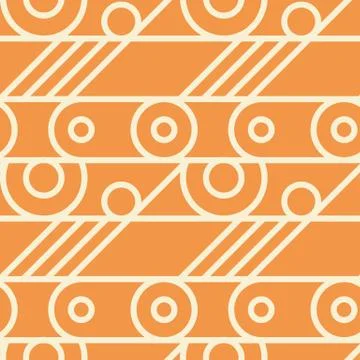 Basic wheel mechanism seamless pattern Stock Illustration