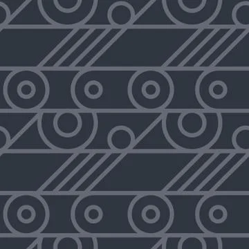 Basic wheel mechanism seamless pattern Stock Illustration