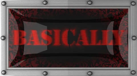 Basically on led 스톡 동영상 8665760