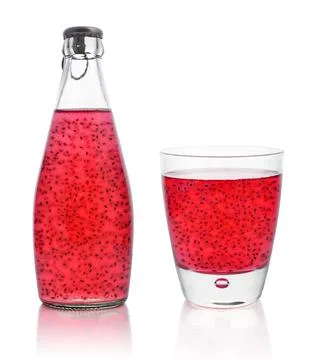 Basil Seed Drink Foto stock