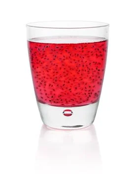 Basil seed drink Stock Photos