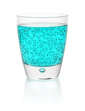 Basil seed drink Foto stock