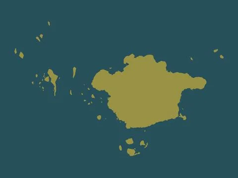 Basilan, Philippines. Solid color shape Stock Illustration