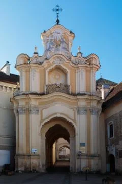Basilian monastery gate in Vilnius Stock Photos