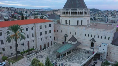 Basilica of the Annunciation Stock Footage 166606719