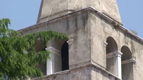 Basilica Bell Tower Video stock 1060128