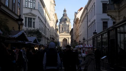 Basilica in budapest Stock Footage 125782215