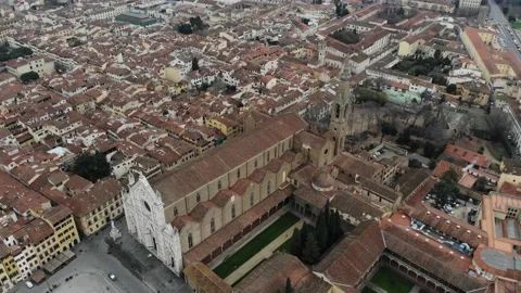 Basilica in the center of Florence Stock-Footage 144838712