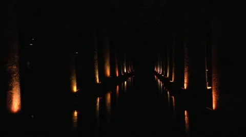 Basilica Cistern Video stock 10814431