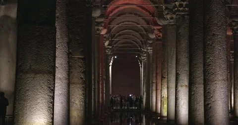 Basilica Cistern Istanbul Stockbeeldmateriaal 216829903