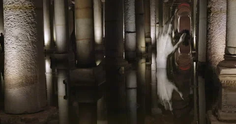 Basilica Cistern Istanbul Stockbeeldmateriaal 216846227