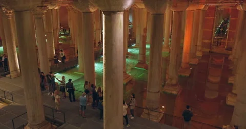 Basilica Cistern Istanbul 스톡 동영상 216865290