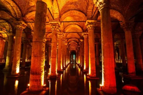 Basilica cistern Stock Photos