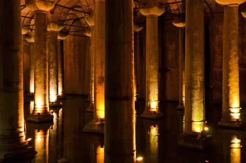 Basilica cistern Stock Photos