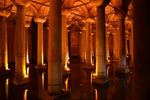 Basilica cistern Stock Photos