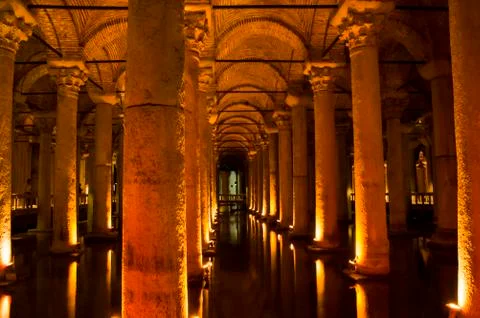 Basilica Cistern Stock Photos