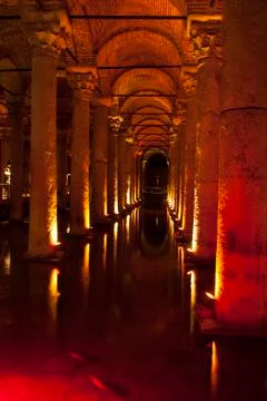 Basilica Cistern Stock Photos
