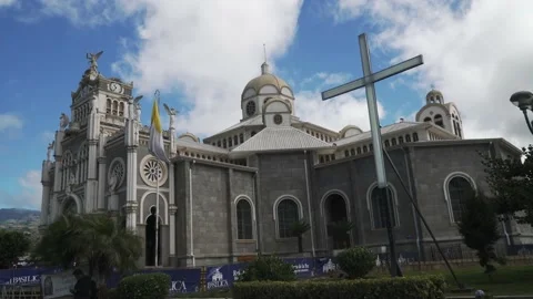 Basílica de Nuestra Señora de los Ángeles, WS Stock Footage 158182104