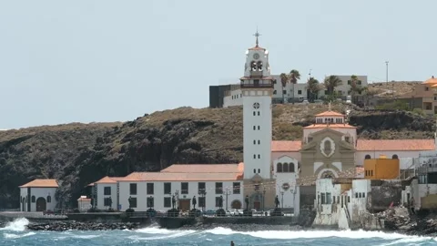 The Basilica de Nuestra Senora de la Candelaria at Candelaria, Tenerife. Видео 281650213