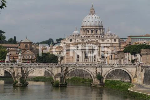 Basilica di San Pietro, Rome Italy Stock Photos