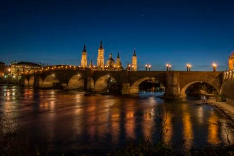Basilica of El Pilar, Stock Photos