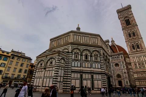 Basilica of Florence at sunset Photos