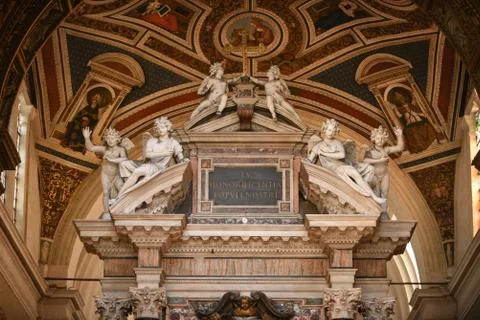 Basilica Interior Altar Stock Photos