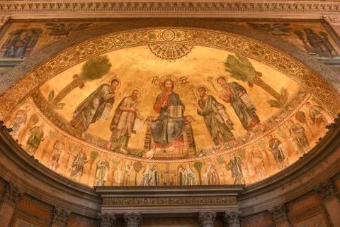 Basilica Interior Dome Stock Photos
