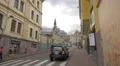 Basilica of the National Vow seen in the distance in Quito 4k or 4k+ Resolution