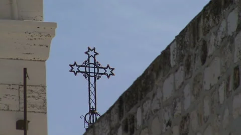 Basilica of the Nativity. Bethlehem. Video stock 51555830