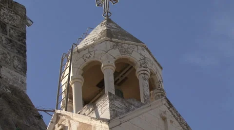 Basilica of the Nativity. Video stock 51555104