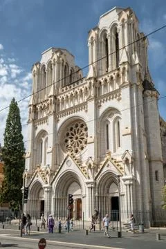 Basilica in Nice Foto stock