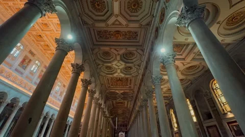 Basilica of Saint Paul Interior 24 (Editorial) Video stock 336002696