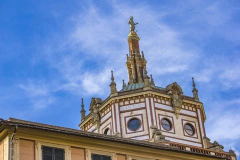Basilica of San Gervasio e Protasio in Rapallo, Italy Stock Photos