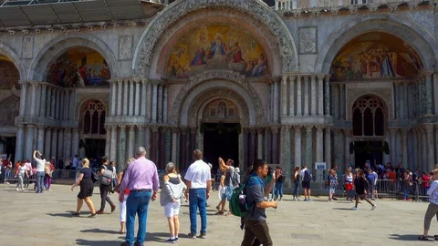 Basilica San Marco Stock Footage 89672658