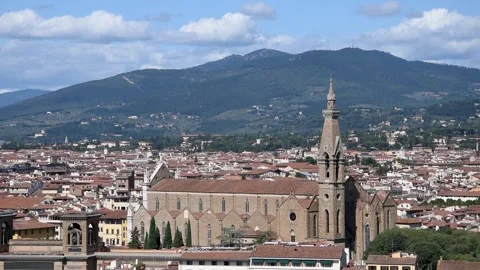 Basilica of Santa Croce Stock Footage 248372969