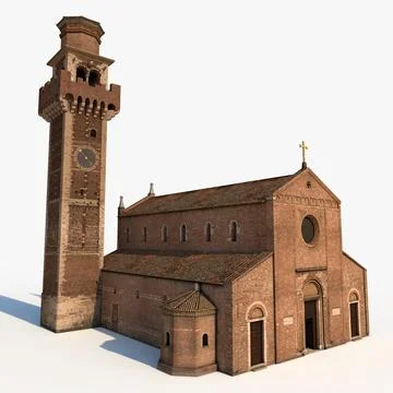 Basilica Santa Felice And Fortunato 3D Model
