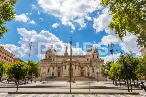 Basilica of Santa Maria Maggiore in Rome Stock Photos