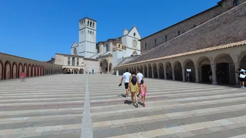 Basilica of St. Francis of Assisi Stock Footage 126411342