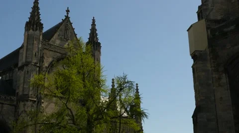 Basilica of St. Michael, Bordeaux Stock Footage 68709711