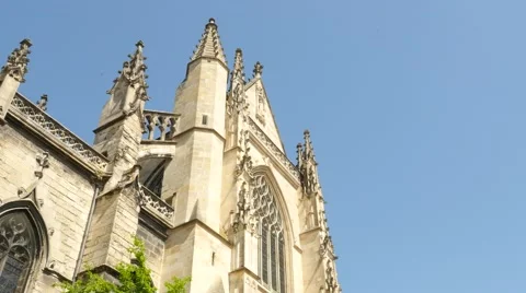 Basilica of St. Michael, Bordeaux Stock Footage 68709900