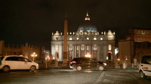 Basilica of St. Peter Video stock 34839003