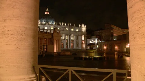 Basilica of St. Peter Stock Footage 34845134