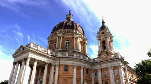 Basilica of Superga Stock Footage 75465917