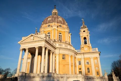 Basilica of Superga Stock Photos