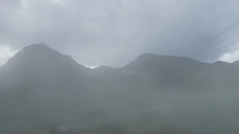 Basilicata, coluds with mountais in background Stock Footage 259649266