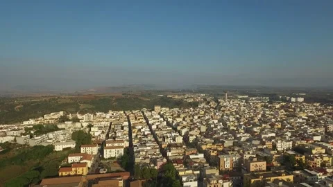 Basilicata, flying on Bernalda Stock Footage 135817542